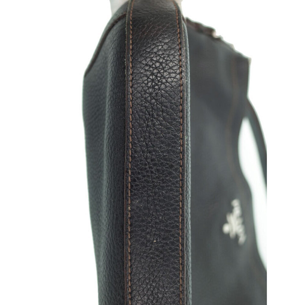 Prada Black Leather Vitello Daino Hobo Shoulder Bag Black - Picture 9 of 9